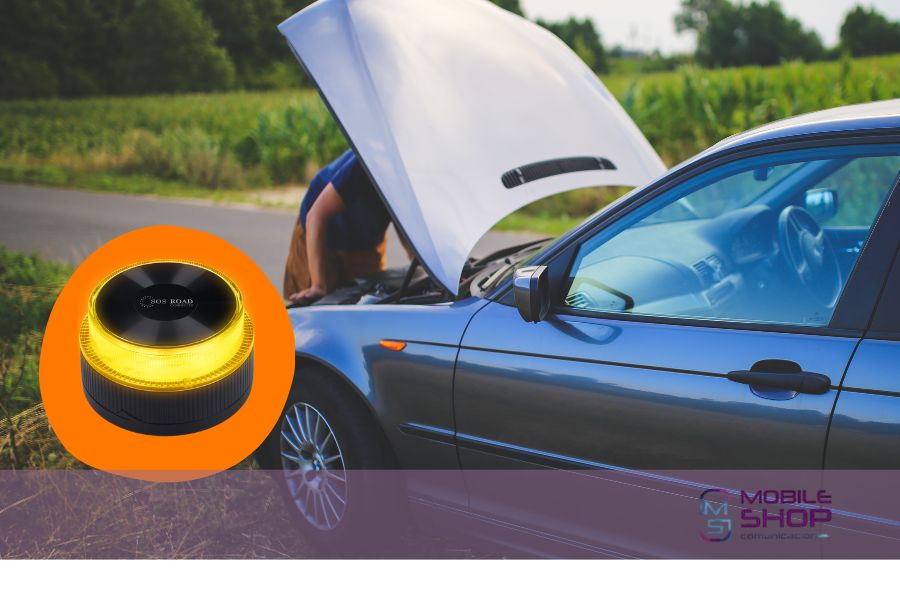 Consigue tu baliza LED V16 conectada a la DGT en Mobileshop