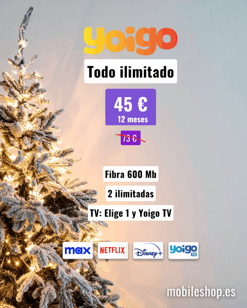 Oferta yoigo navidad 2025